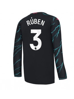 Manchester City Ruben Dias #3 Rezervni Dres 2023-24 Dugim Rukavima